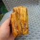 452 gram Polished 125x90x55mm Indonesia Yellow Fragrance Amber for Healing KM24