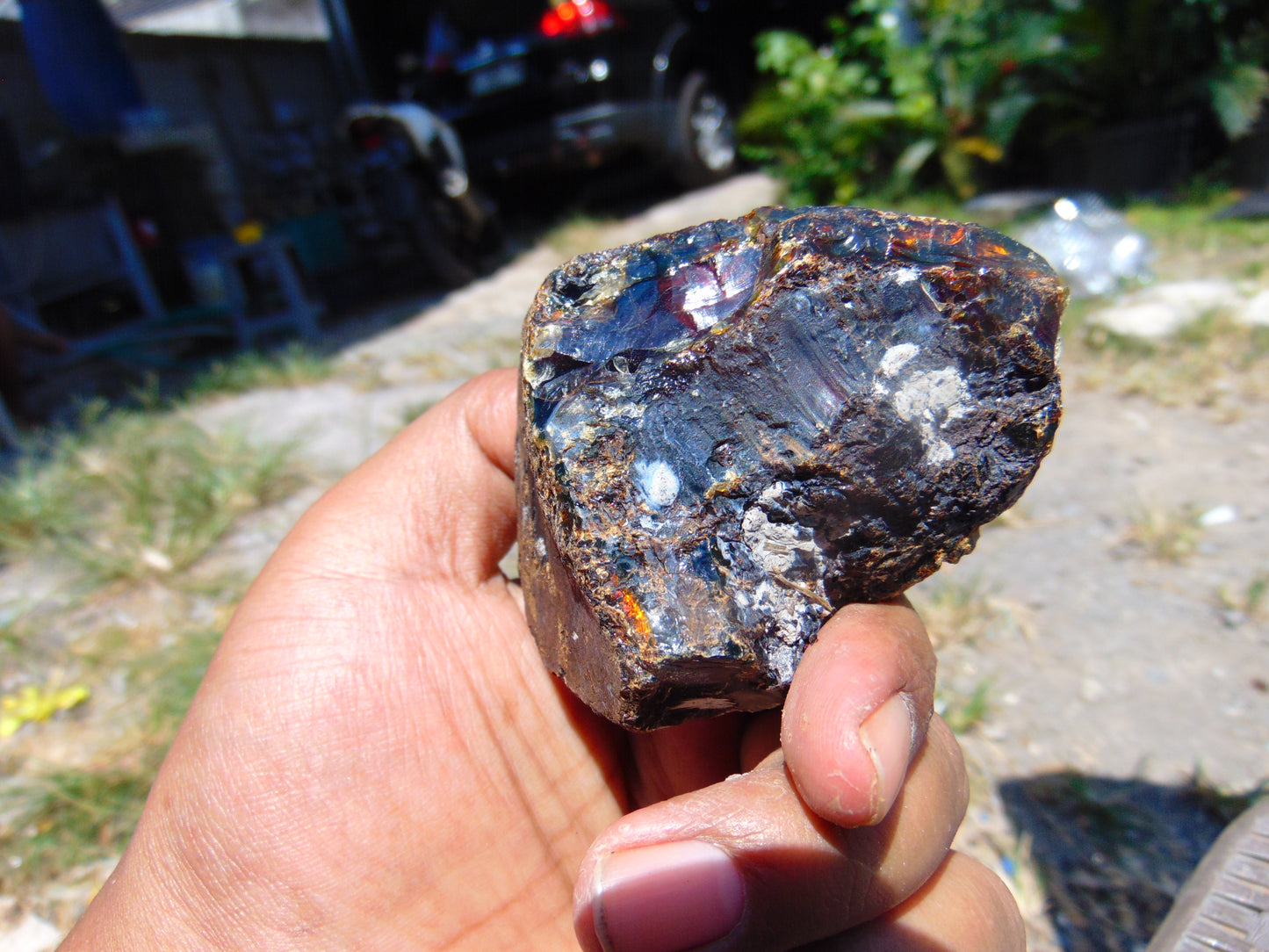 77 gram Rough Raw Indonesian Blue Amber for Healing AGRB79