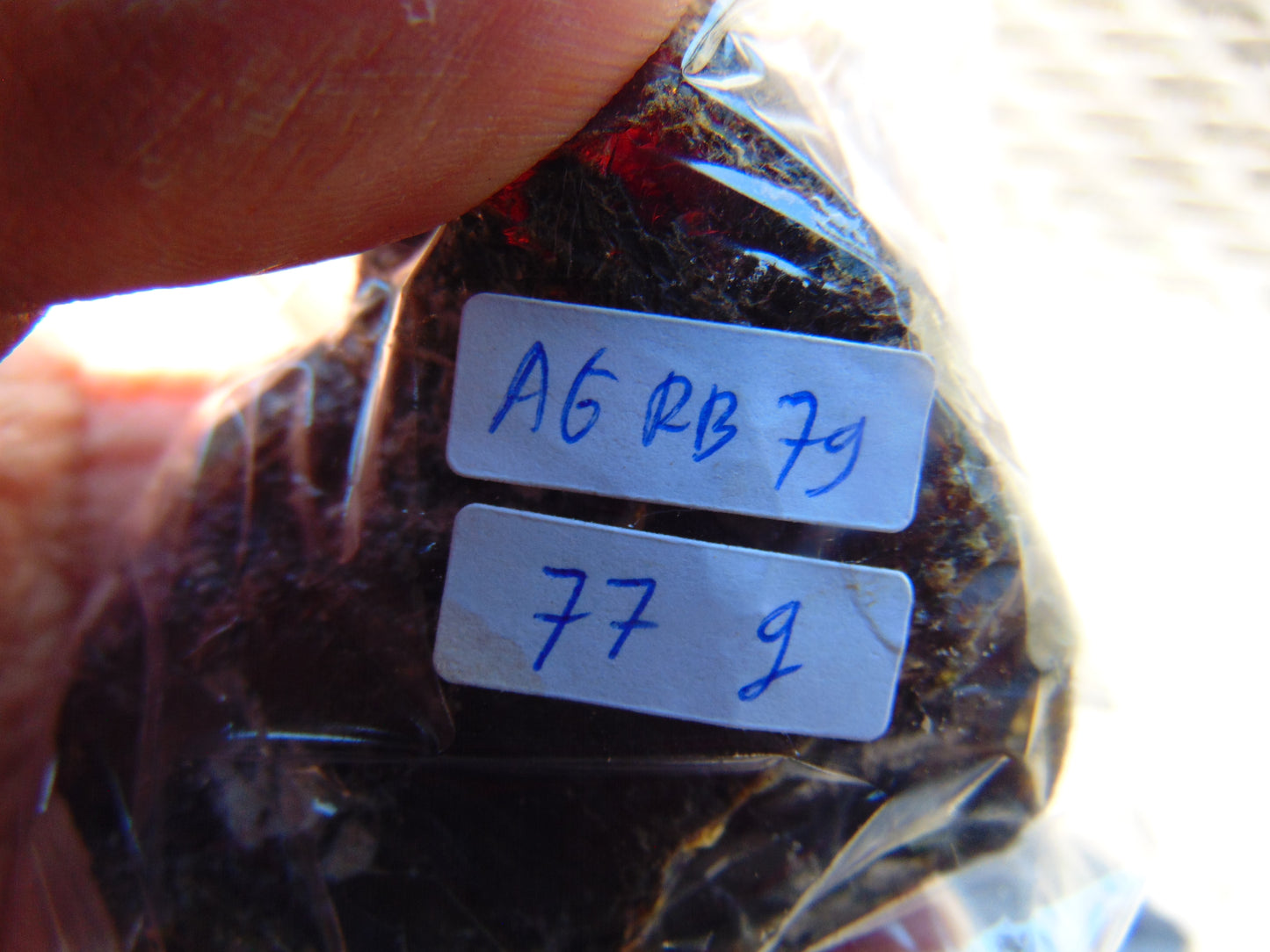 77 gram Rough Raw Indonesian Blue Amber for Healing AGRB79