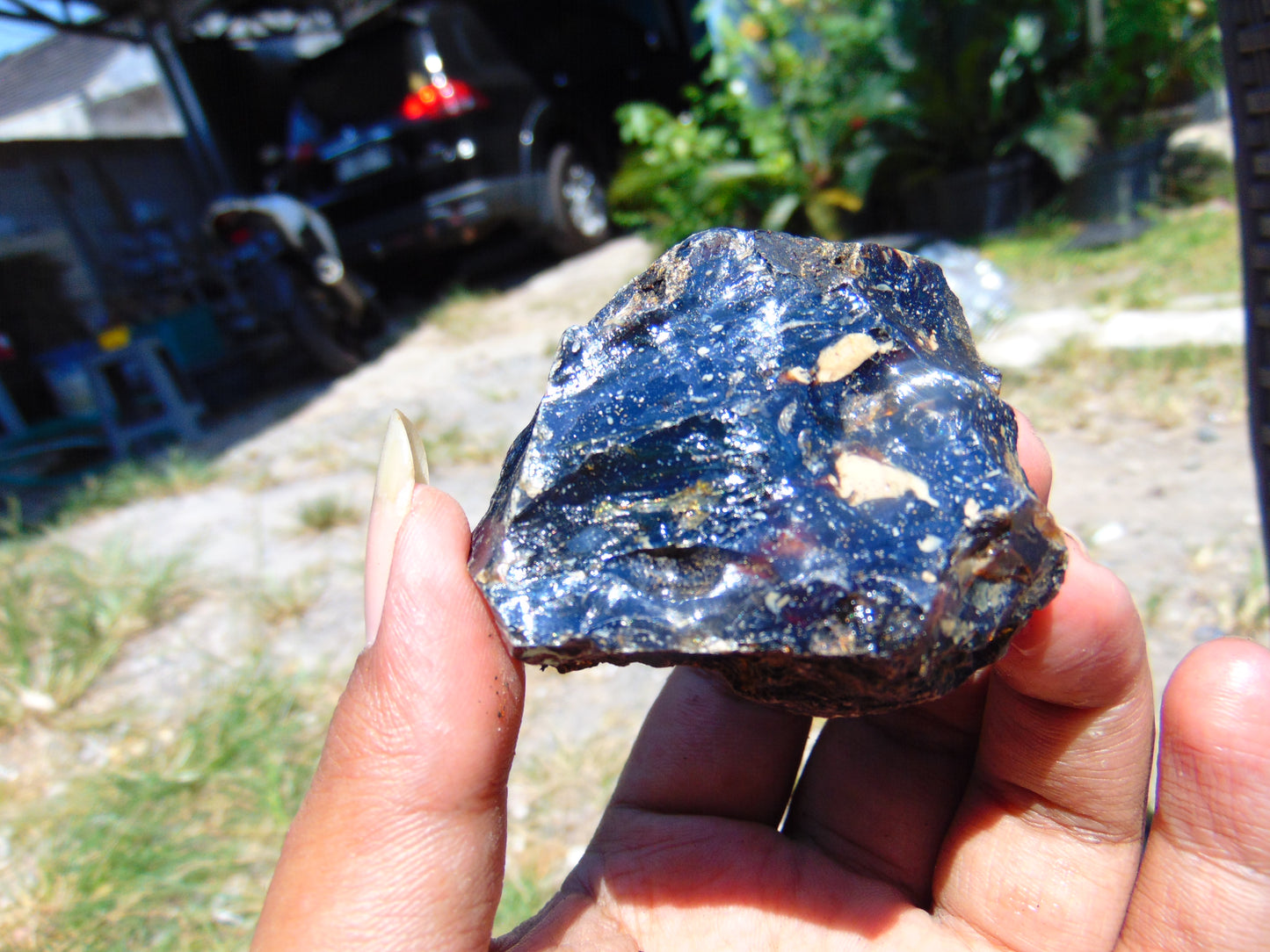 43 gram Rough Raw Indonesian Blue Amber for Healing AGRB78