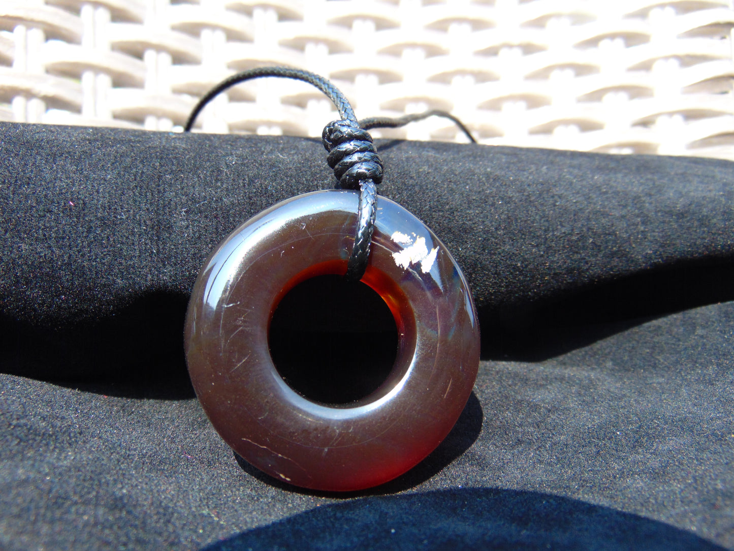 14 gr Ring Pendant Indonesian Red Amber for Healing 26Y90
