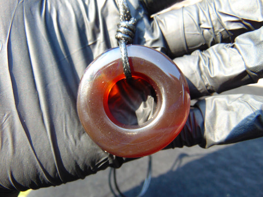 14 gr Ring Pendant Indonesian Red Amber for Healing 26Y90