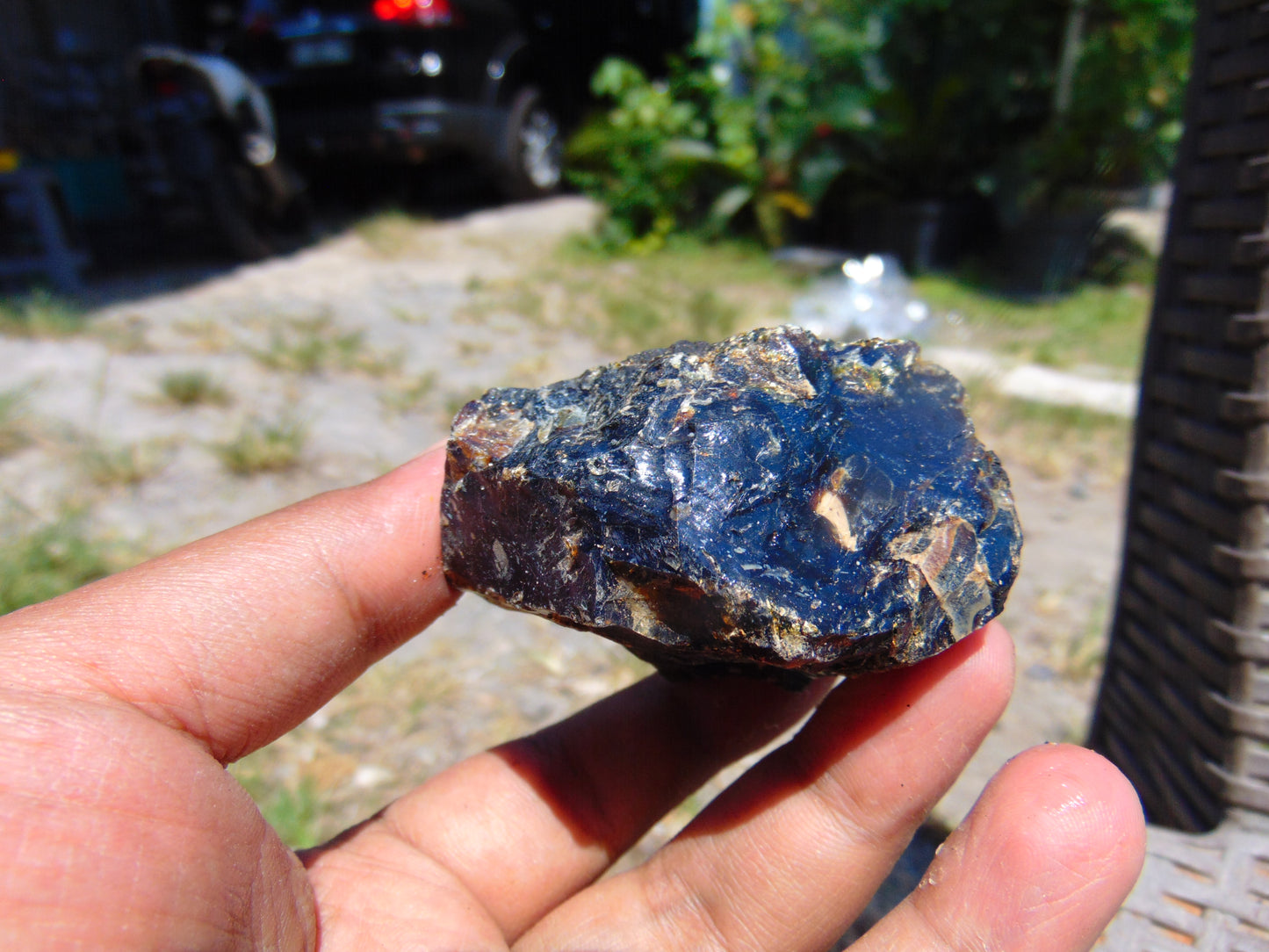43 gram Rough Raw Indonesian Blue Amber for Healing AGRB78