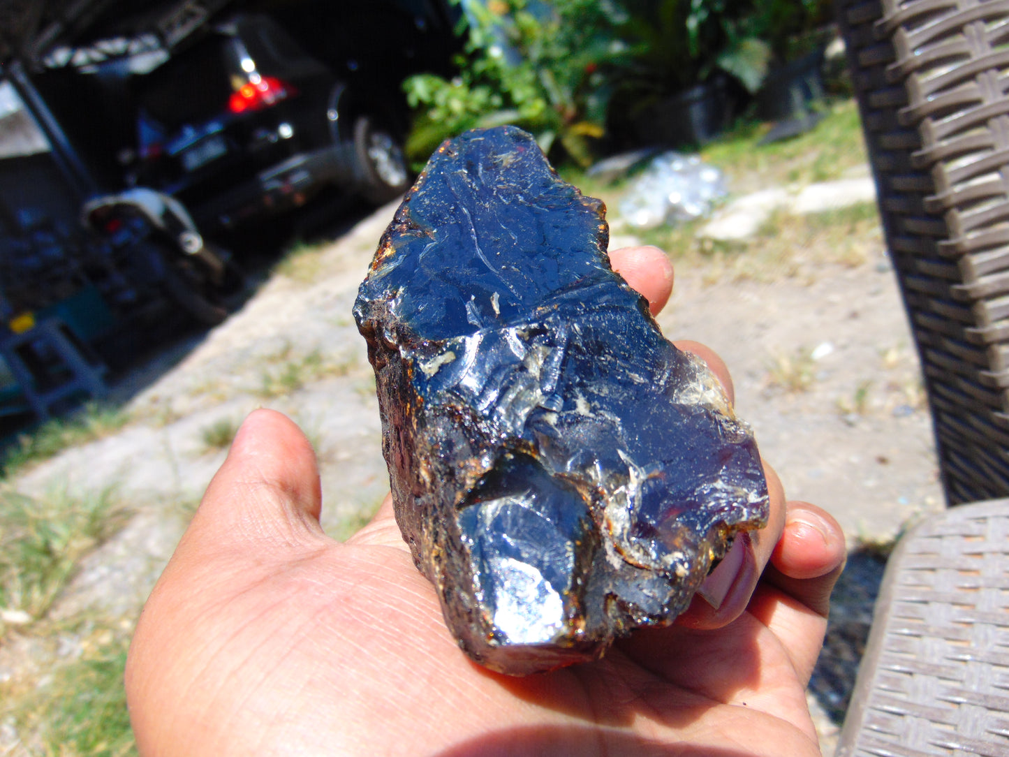 93 gram Rough Raw Indonesian Blue Amber for Healing AGRB54