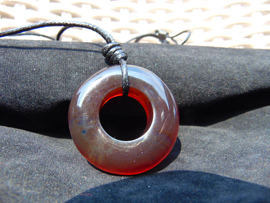 14 gr Donut Pendant Indonesian Amber for Healing 26A46