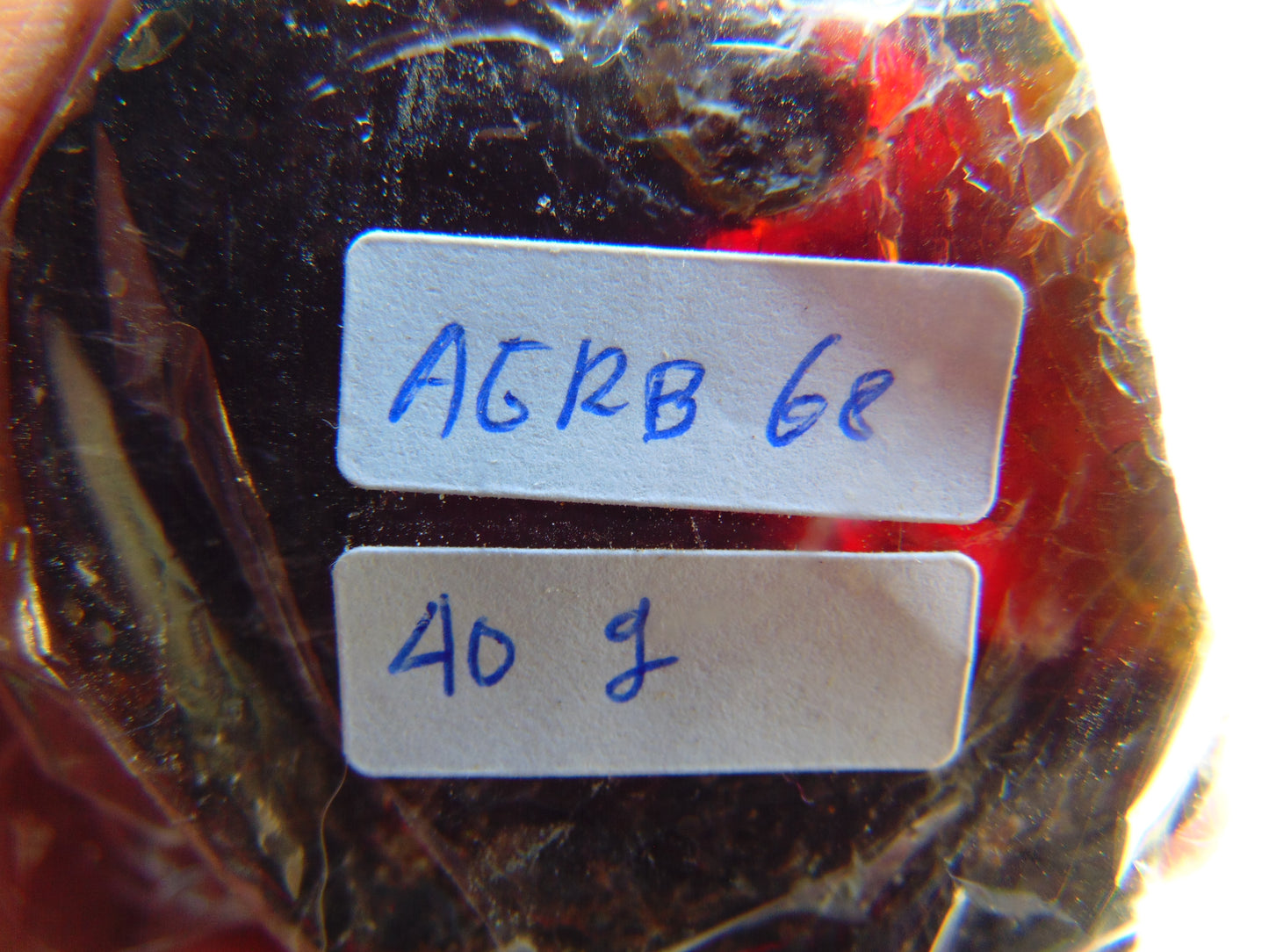 40 gram Rough Raw Indonesian Blue Amber for Healing AGRB68