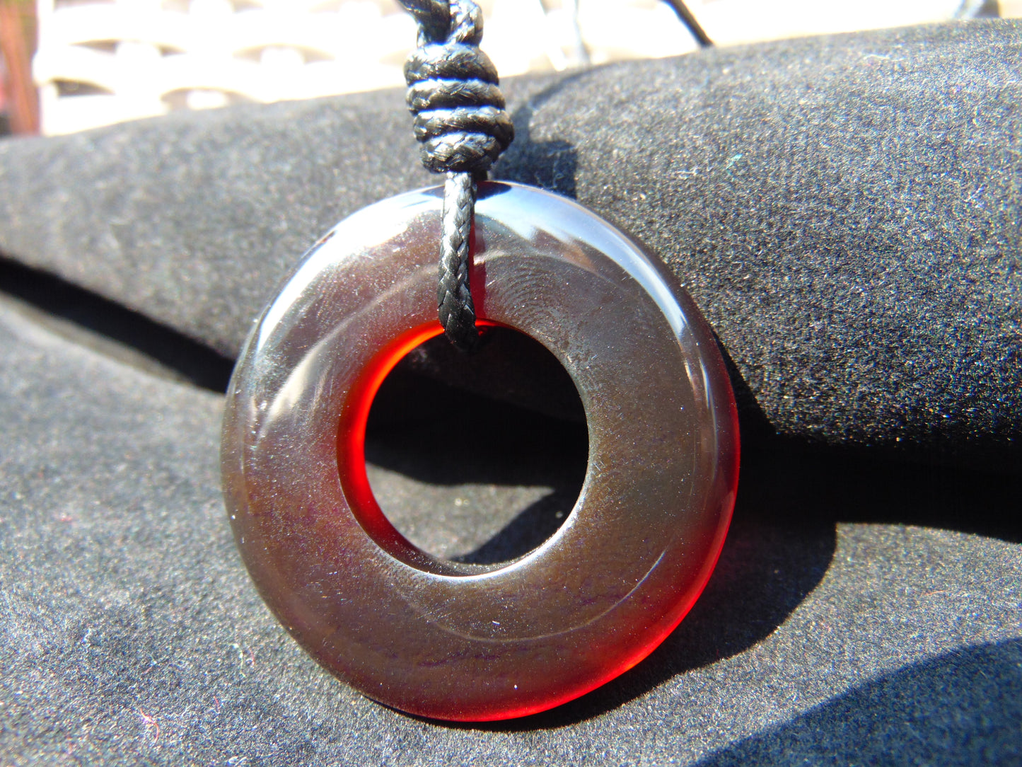 9 gr Donut Pendant Indonesian Amber for Healing 26A41