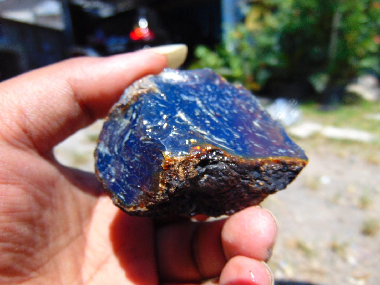 25 gram Rough Raw Indonesian Blue Amber for Healing AGRB71