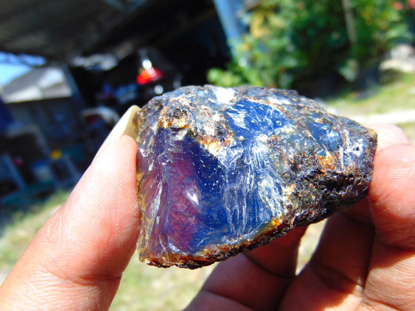 25 gram Rough Raw Indonesian Blue Amber for Healing AGRB71