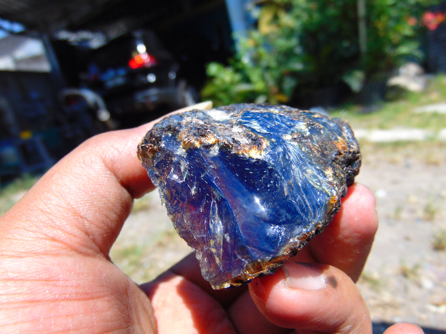 25 gram Rough Raw Indonesian Blue Amber for Healing AGRB71
