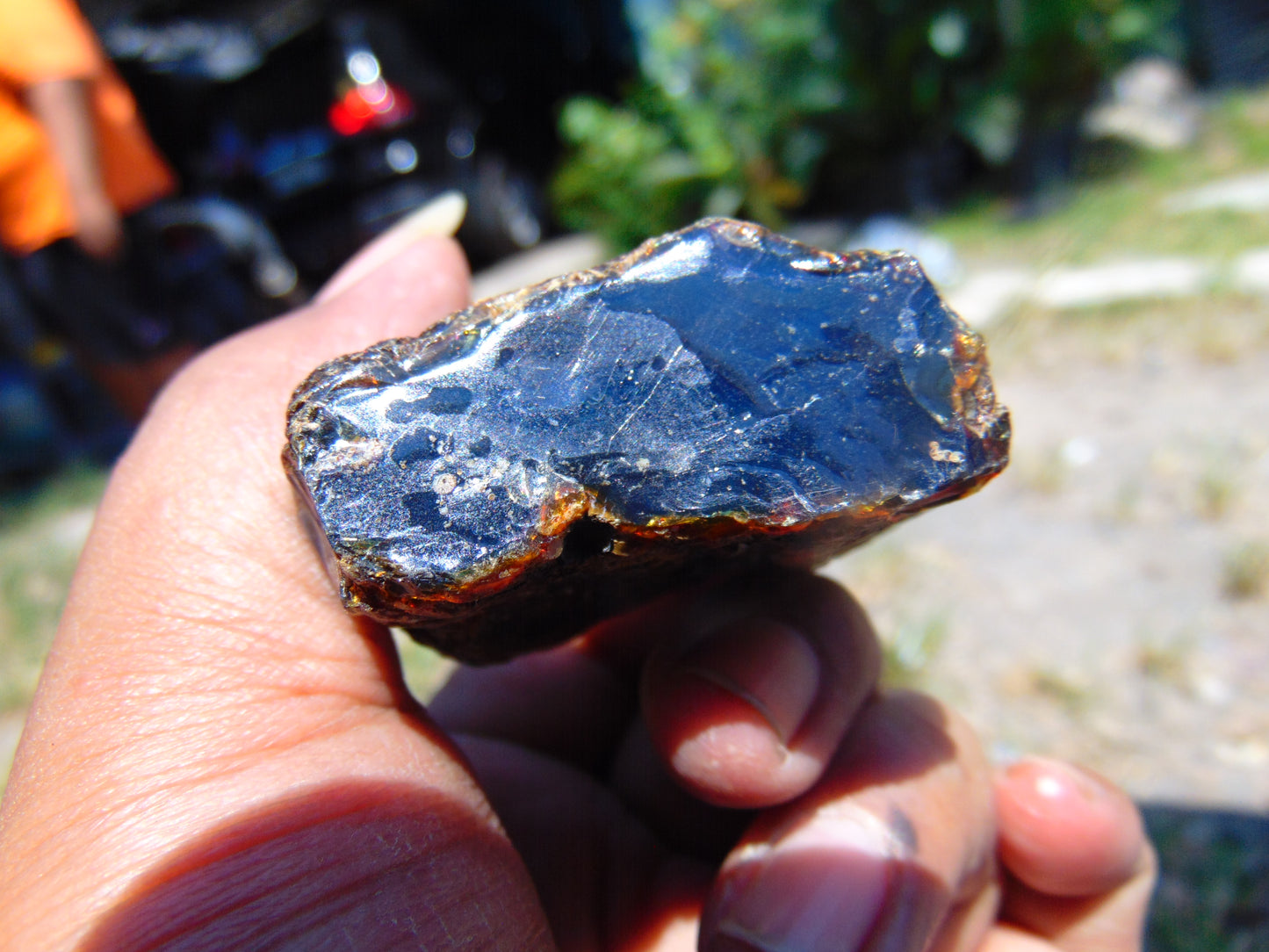30 gram Rough Raw Indonesian Blue Amber for Healing AGRB72