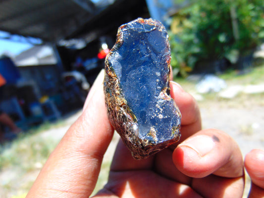 30 gram Rough Raw Indonesian Blue Amber for Healing AGRB72