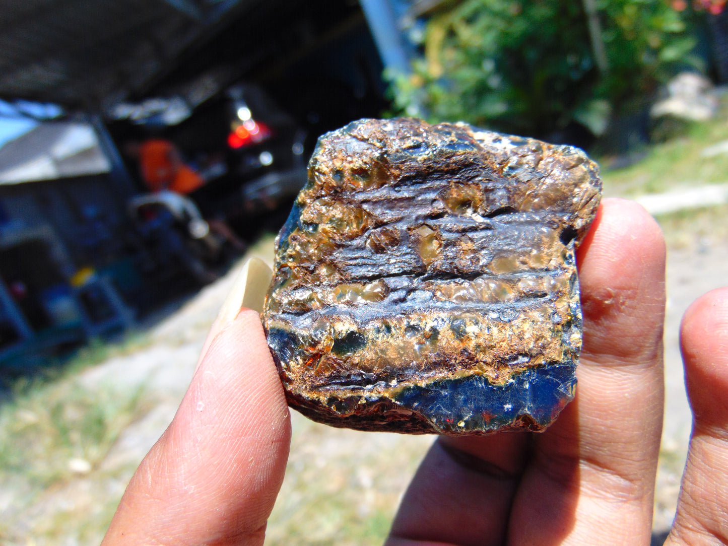 30 gram Rough Raw Indonesian Blue Amber for Healing AGRB72