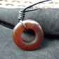 12 gr Donut Pendant Indonesian Crsytal Amber for Healing 26N93