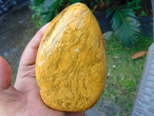 290 Gr Rough 102x70x75mm Polished Indonesian Fragrant Amber for Healing 25K8