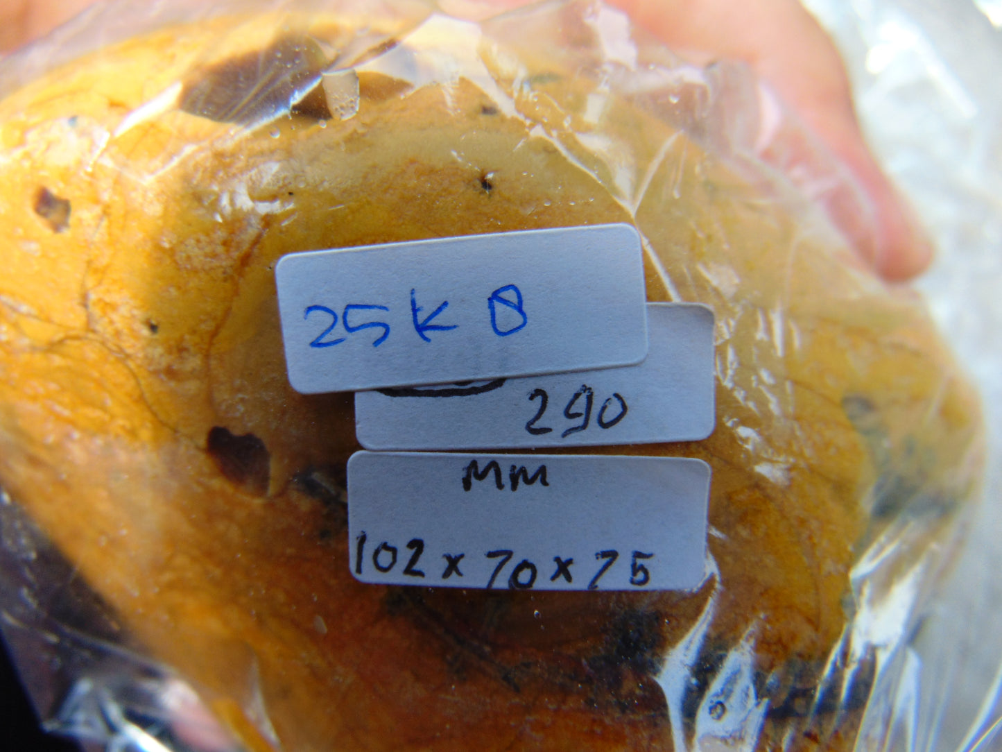 290 Gr Rough 102x70x75mm Polished Indonesian Fragrant Amber for Healing 25K8