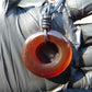 7.9 gr Donut Pendant Indonesian Red Amber for Healing 26N94