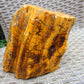 666 gram Polished 131x115x55mm Indonesia Yellow Fragrance Amber for Healing 25K10