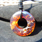 11.3 gr Donut Pendant Indonesian Blue Amber for Healing 26N90