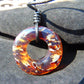 11.3 gr Donut Pendant Indonesian Blue Amber for Healing 26N90