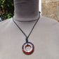 11.3 gr Donut Pendant Indonesian Blue Amber for Healing 26N90