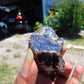 25 gram Rough Raw Indonesian Orange Blue Amber for Healing AGRB112