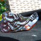 105 gr Calligraphy 2D carving Indonesian Purple Amber for Healing CA6