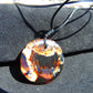 9 gram Chip Pendant Indonesian white Blue Amber for Healing 26A63