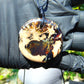 9 gram Chip Pendant Indonesian white Blue Amber for Healing 26A63