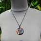 9 gram Chip Pendant Indonesian white Blue Amber for Healing 26A63