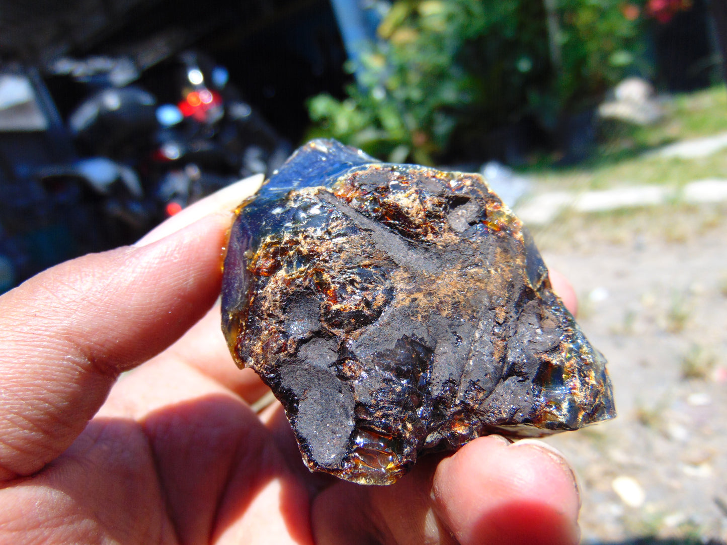 48 gram Rough Raw Indonesian Blue Amber for Healing AGRB74