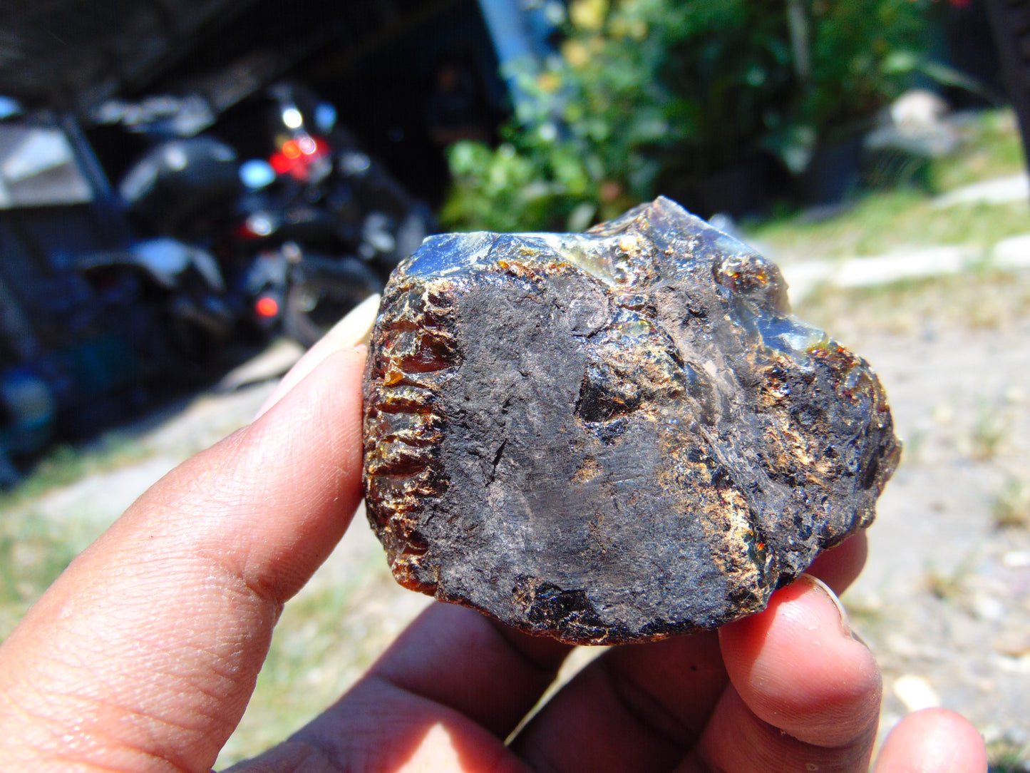 48 gram Rough Raw Indonesian Blue Amber for Healing AGRB74