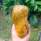 794 gram Polished 150x130x55mm Indonesia Yellow Fragrance Amber for Healing 25K17