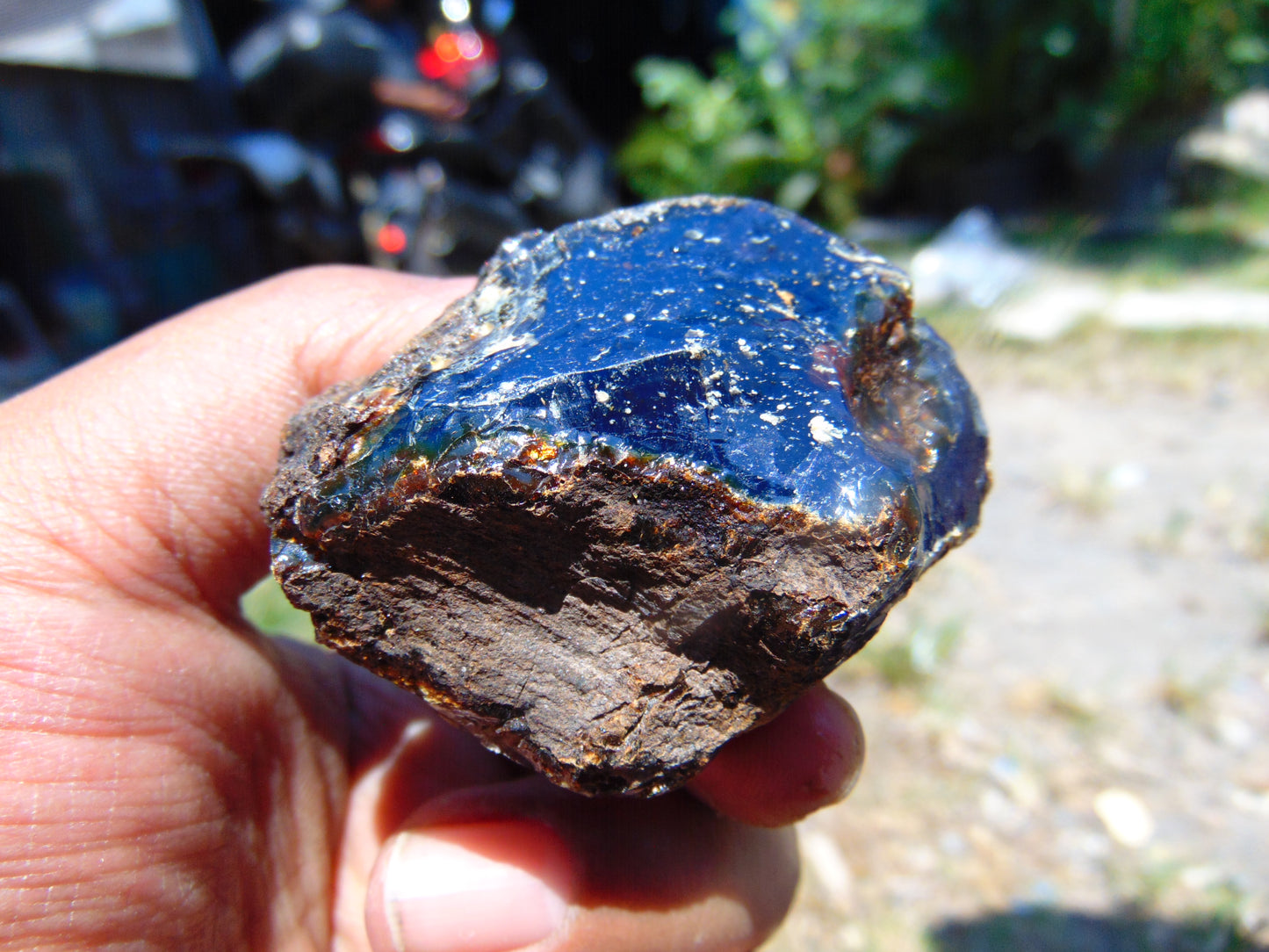 29 gram Rough Raw Indonesian Blue Amber for Healing AGRB70