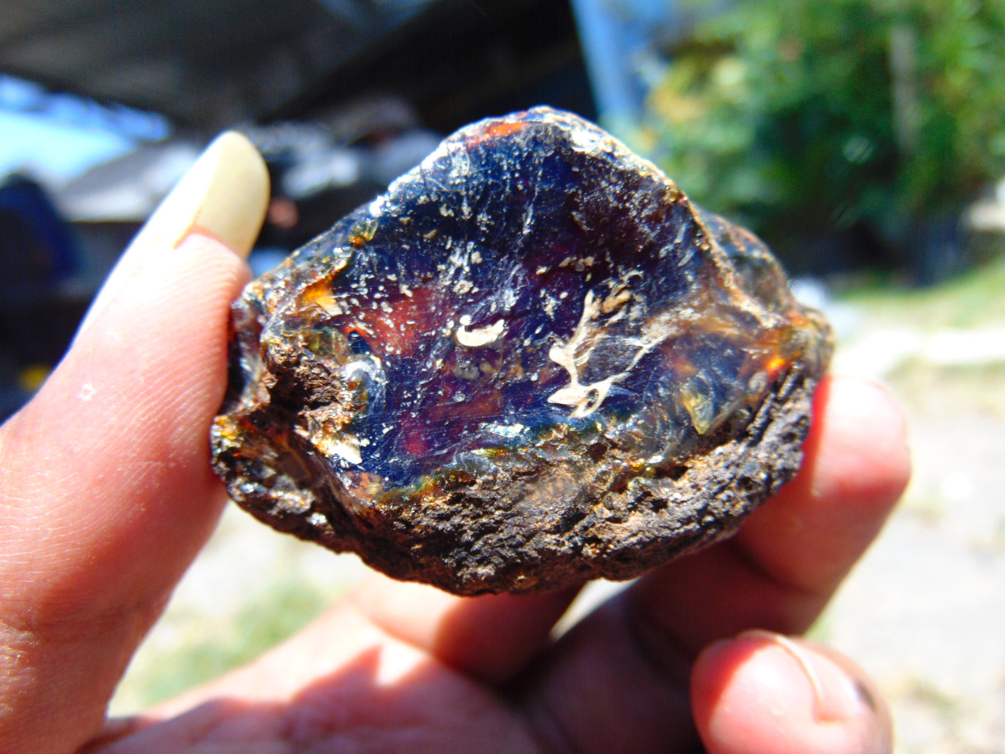 29 gram Rough Raw Indonesian Blue Amber for Healing AGRB70
