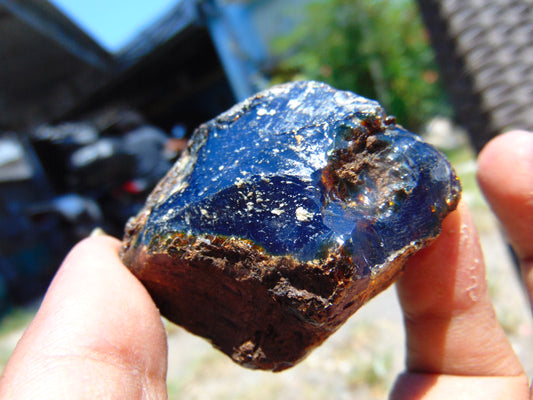 29 gram Rough Raw Indonesian Blue Amber for Healing AGRB70