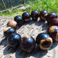 56 gram 12 Beads Mala Bracelet Indonesian Cherry Red Amber 20 mm for Healing G20B35