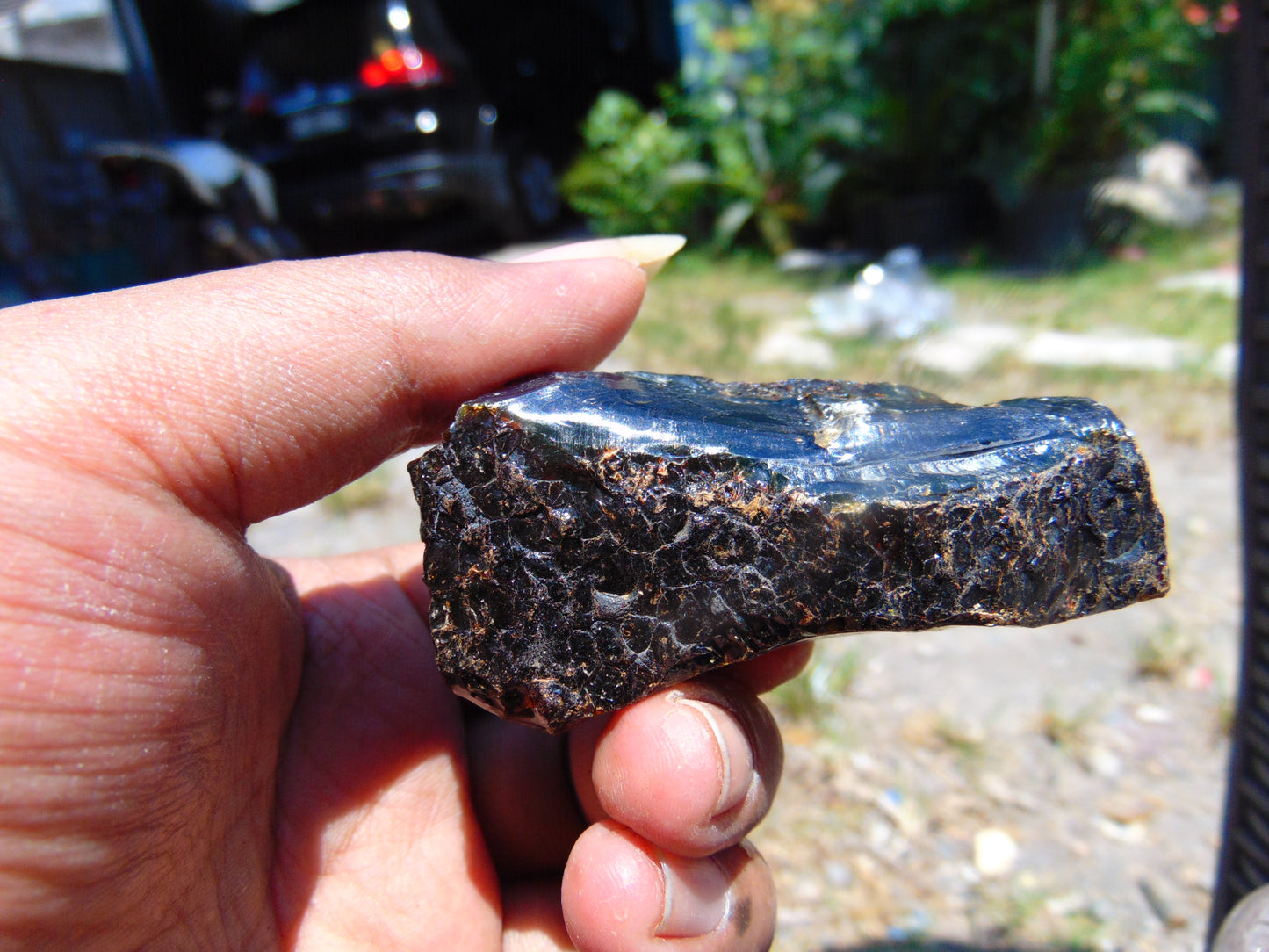 25 gram Rough Raw Indonesian Inclusion Blue Amber for Healing AGRB89