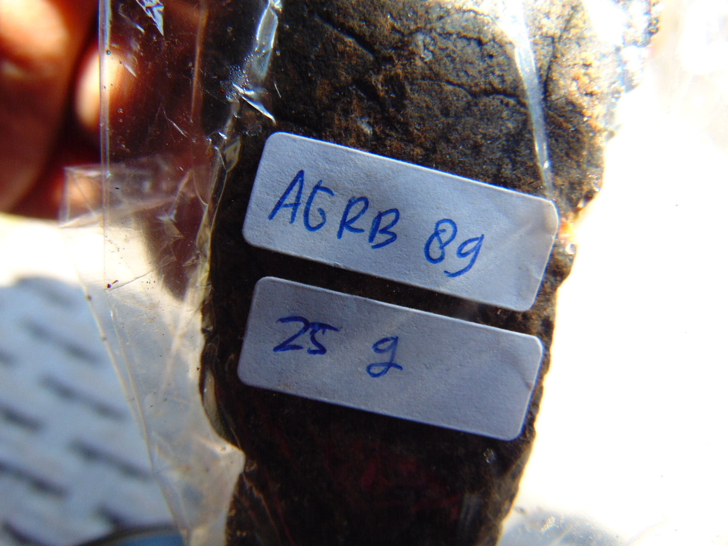 25 gram Rough Raw Indonesian Inclusion Blue Amber for Healing AGRB89
