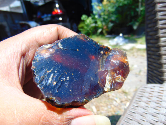 51 gram Rough Raw Indonesian Blue Amber for Healing AGRB63