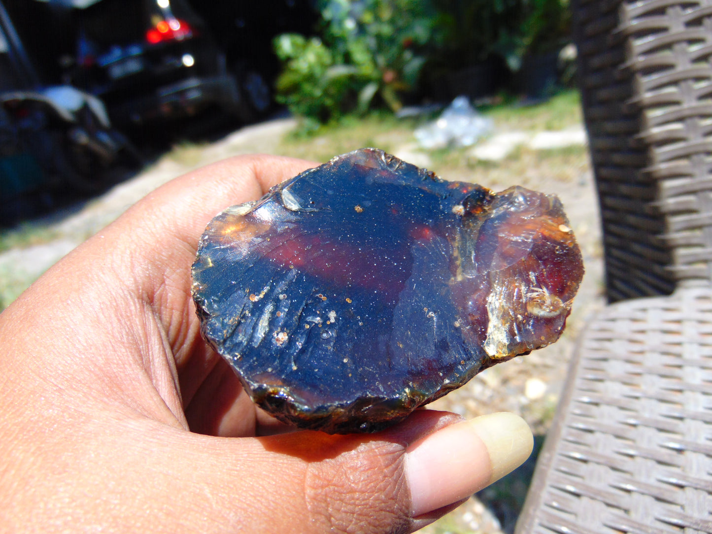 51 gram Rough Raw Indonesian Blue Amber for Healing AGRB63