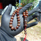 31 gr Tasbih Mesbah Rosary 33+2 Beads 10 mm Indonesian Red Amber for Healing 26TBA48