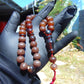 42 gr Tasbih Mesbah Rosary 33+2 Beads 12 mm Indonesian Red Amber for Healing 26TBA30