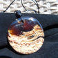 15 gram Chip Pendant Indonesian white Blue Amber for Healing 26A66