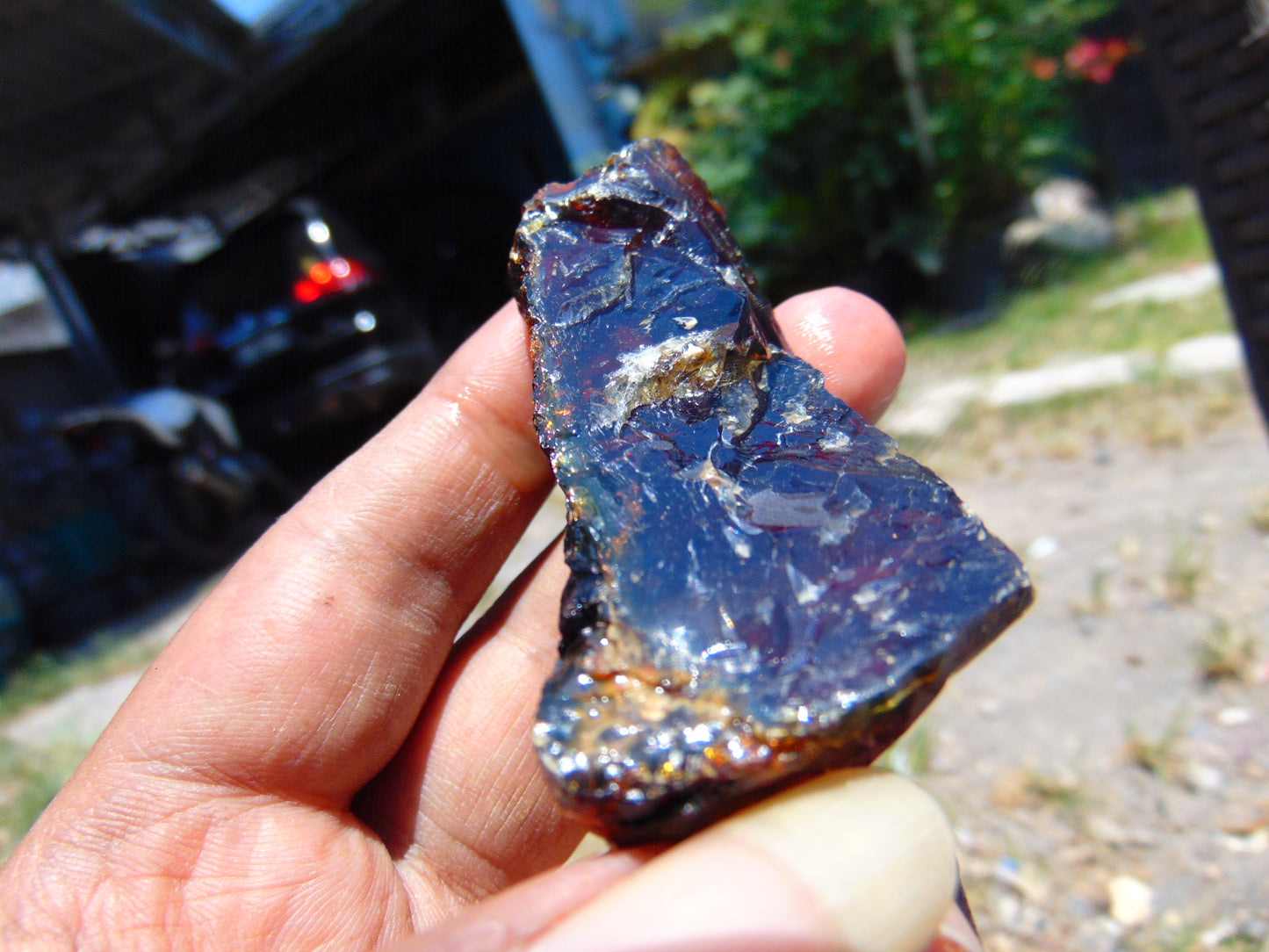 19 gram Rough Raw Indonesian Blue Amber for Healing AGRB65