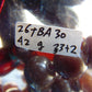 42 gr Tasbih Mesbah Rosary 33+2 Beads 12 mm Indonesian Red Amber for Healing 26TBA30