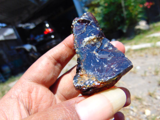 19 gram Rough Raw Indonesian Blue Amber for Healing AGRB65