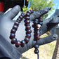 29 gr Tasbih Mesbah Rosary 33+2 Beads 10 mm Indonesian Cherry Red Amber for Healing 26TBA42
