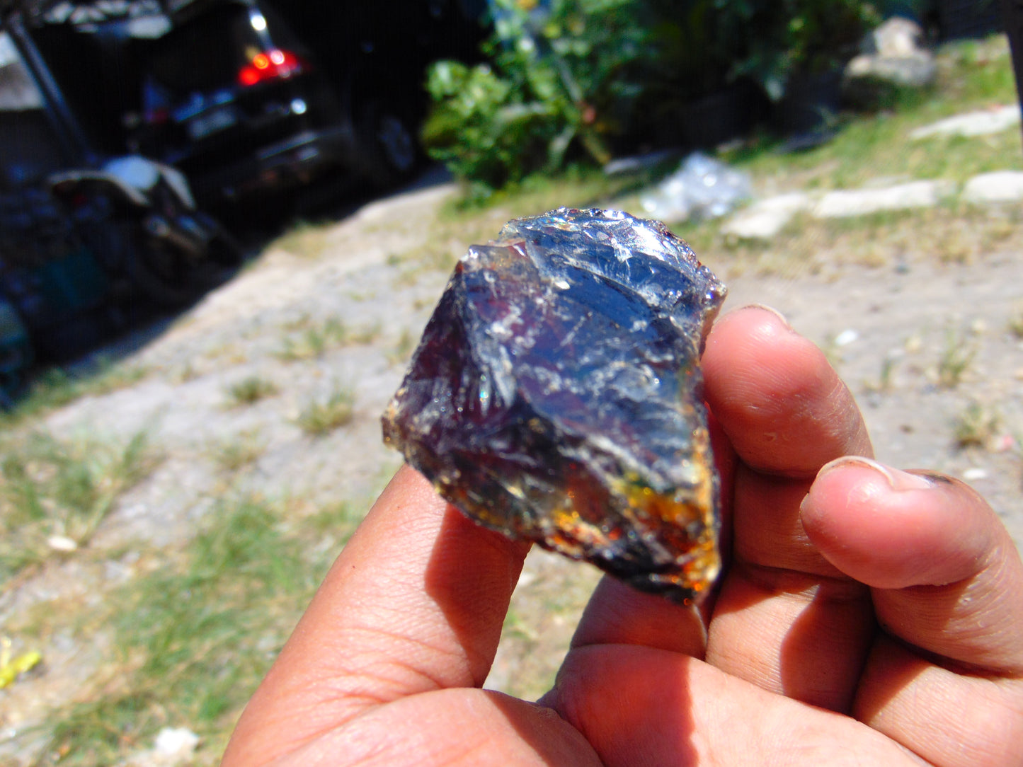19 gram Rough Raw Indonesian Blue Amber for Healing AGRB65