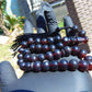 29 gr Tasbih Mesbah Rosary 33+2 Beads 10 mm Indonesian Cherry Red Amber for Healing 26TBA42